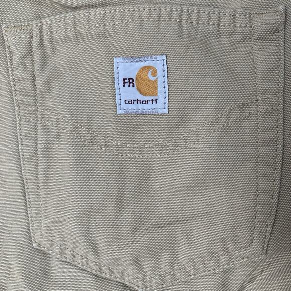 Carhartt Pants Mens Size 40 X 34 Flame Resistant Mid weight Canvas Jean Loose - Picture 3 of 8